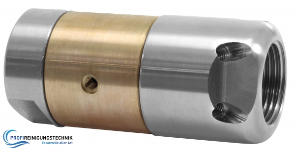 ST49.2 Rotationsdüse 3/4" Innengewinde / 6 Bohrungen hinten / 3 Bohrungen seitlich / Außendurchmesser 38mm / Läge 84mm